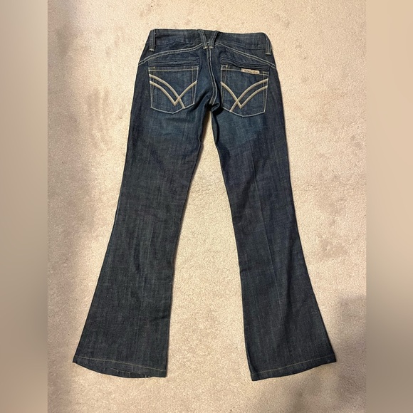 ⭐️Y2K⭐️William Rast Savoy Ultra Low Rise Flared Boot Cut Trouser Pants - Picture 7 of 8